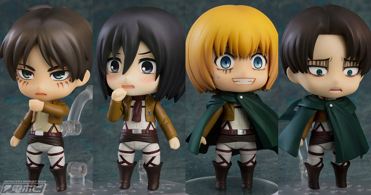 作中の印象的な表情が楽しめる！『進撃の巨人』ねんどろいど エレン