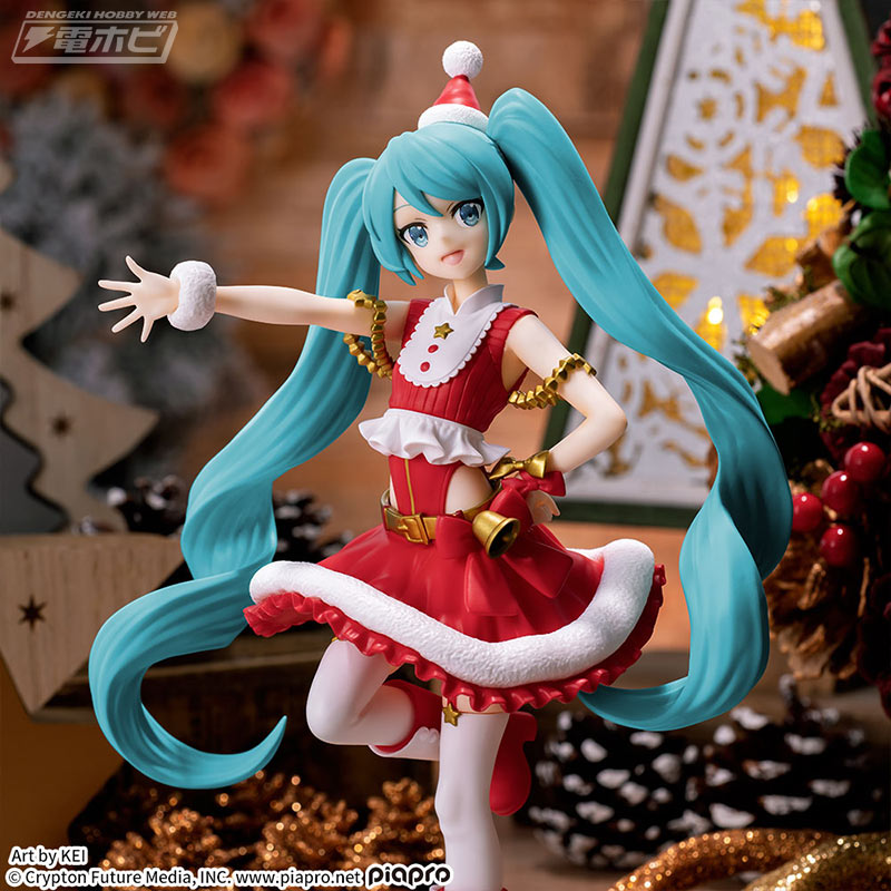 初音ミク」が2023年もクリスマスをお祝い♪2種のぬいぐるみと