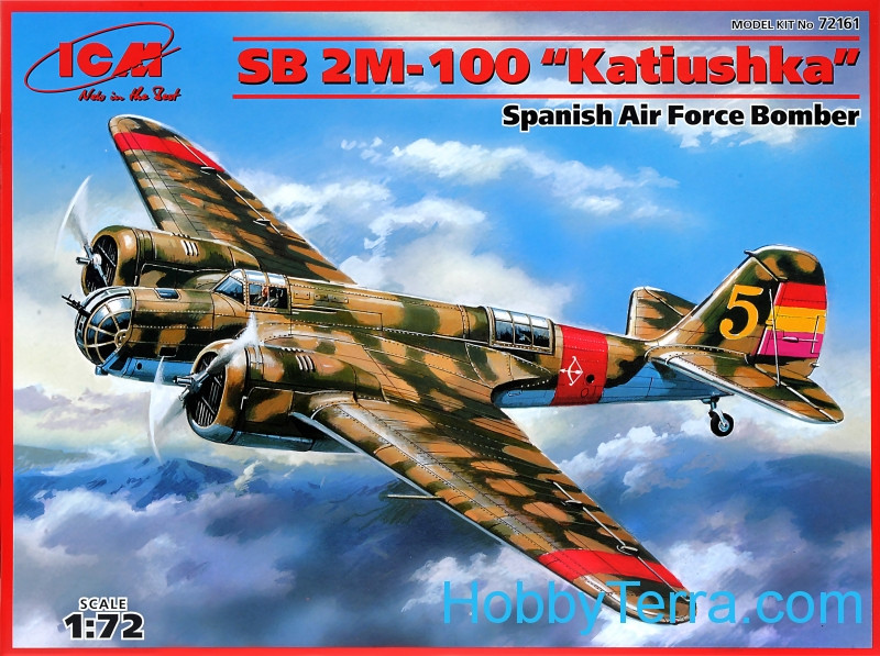 SB 2M-100スペイン語の爆撃機 ICM 72161 HobbyTerra.com