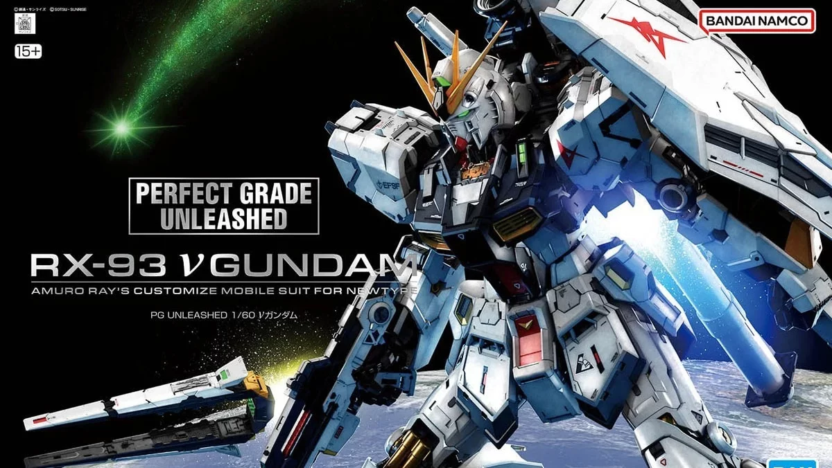 ル*ン様 PG UNLEASHEDνガンダム1/60スケールRX-93LEDユニ ガンプラ最新＆