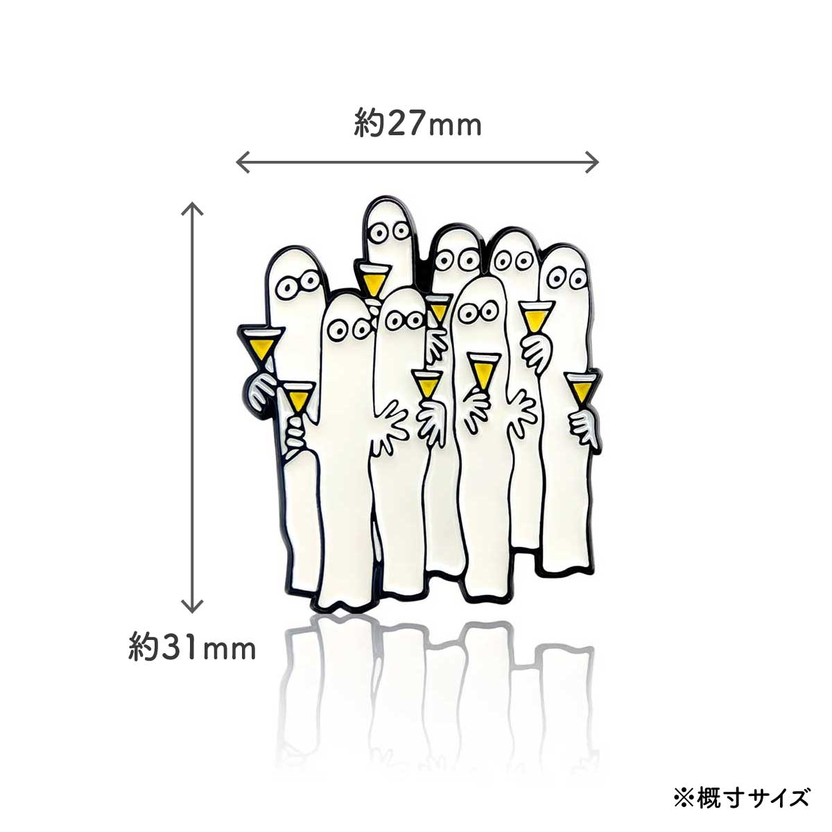 Moomin ムーミン PINBOX ピンボックス ピンバッジ ( ニョロニョロ