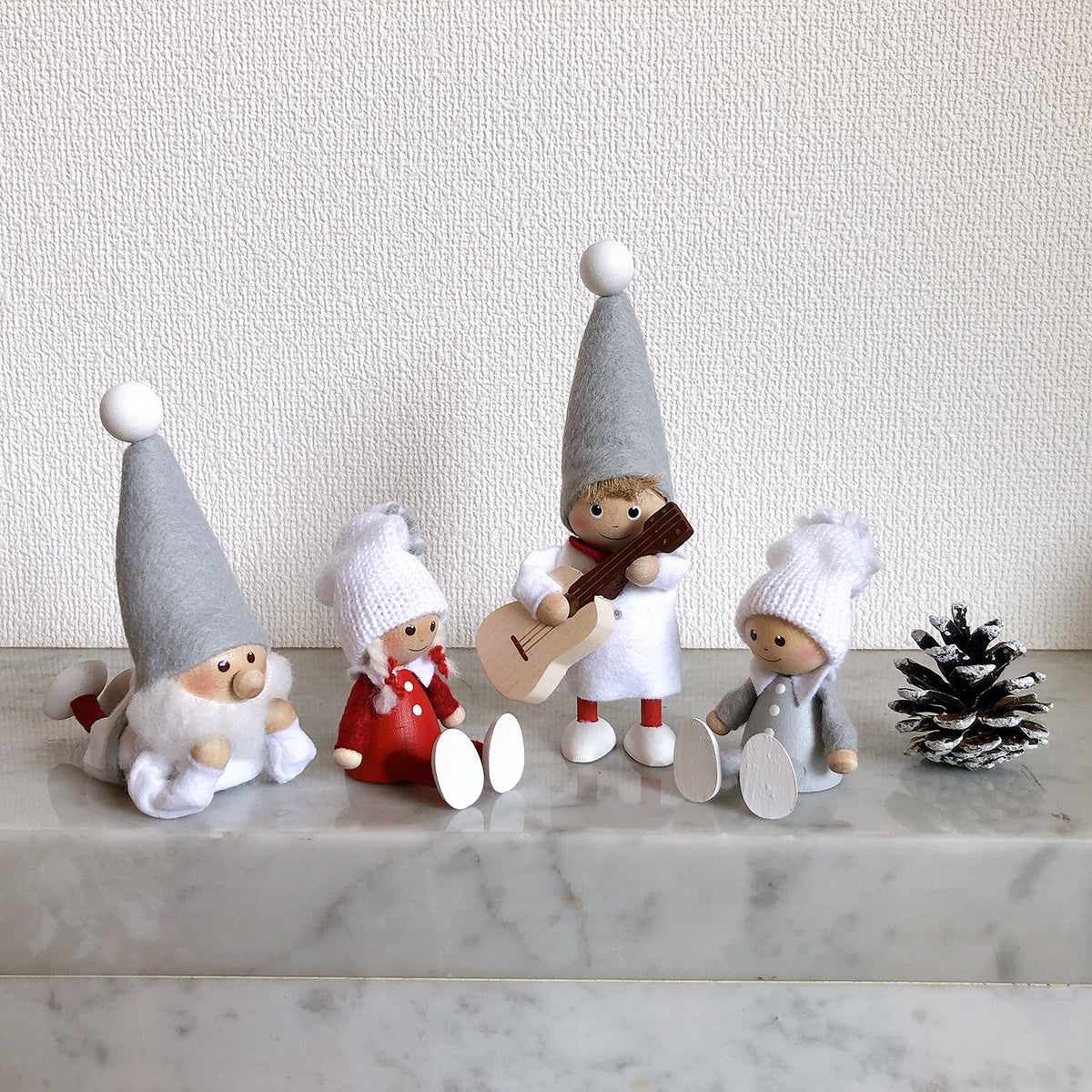 NORDIKA nisse ノルディカ ニッセ クリスマス 木製人形（ぺたんこ座り