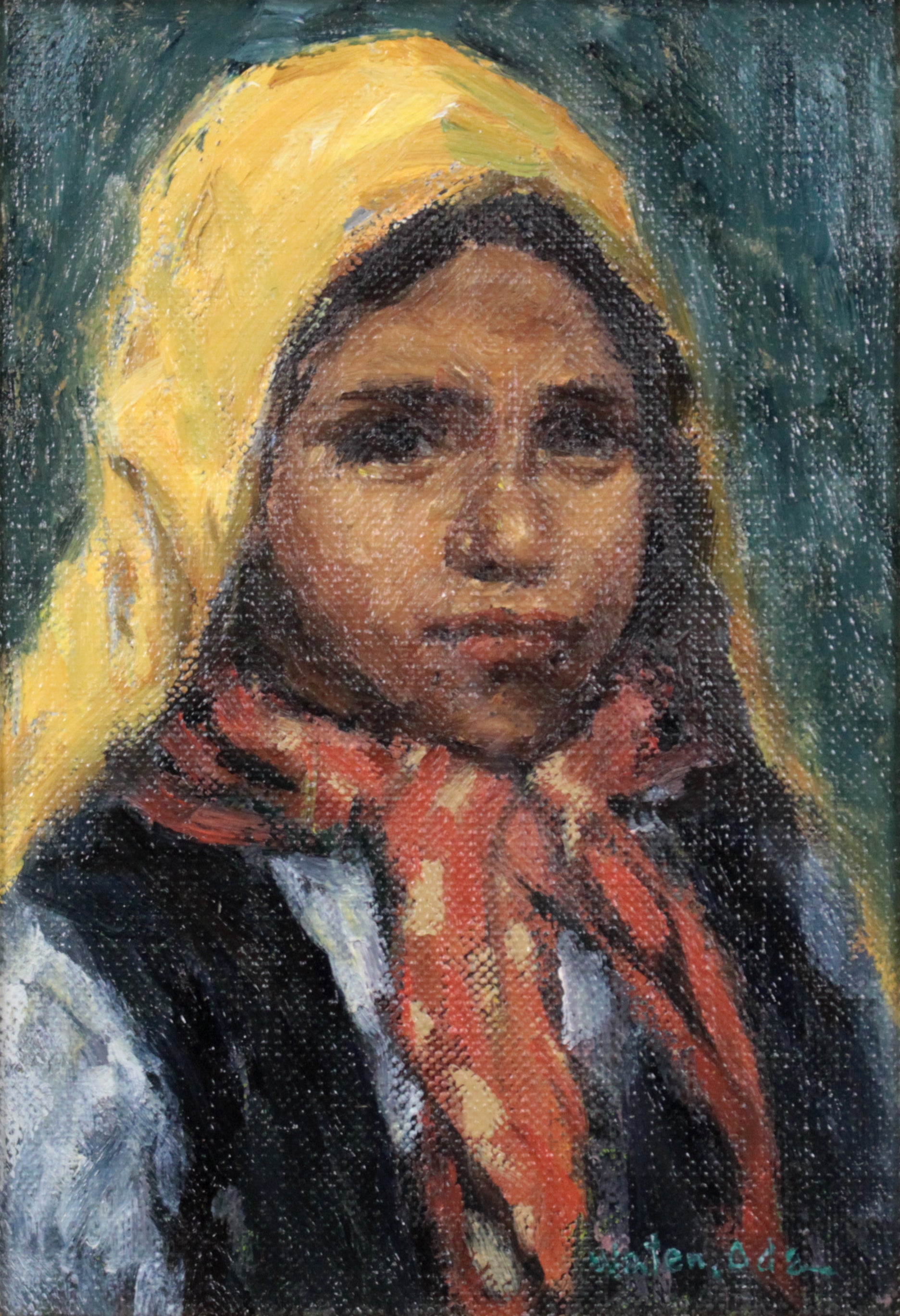小田和典 『アル・ハダの少女』 油彩画 - 北海道画廊