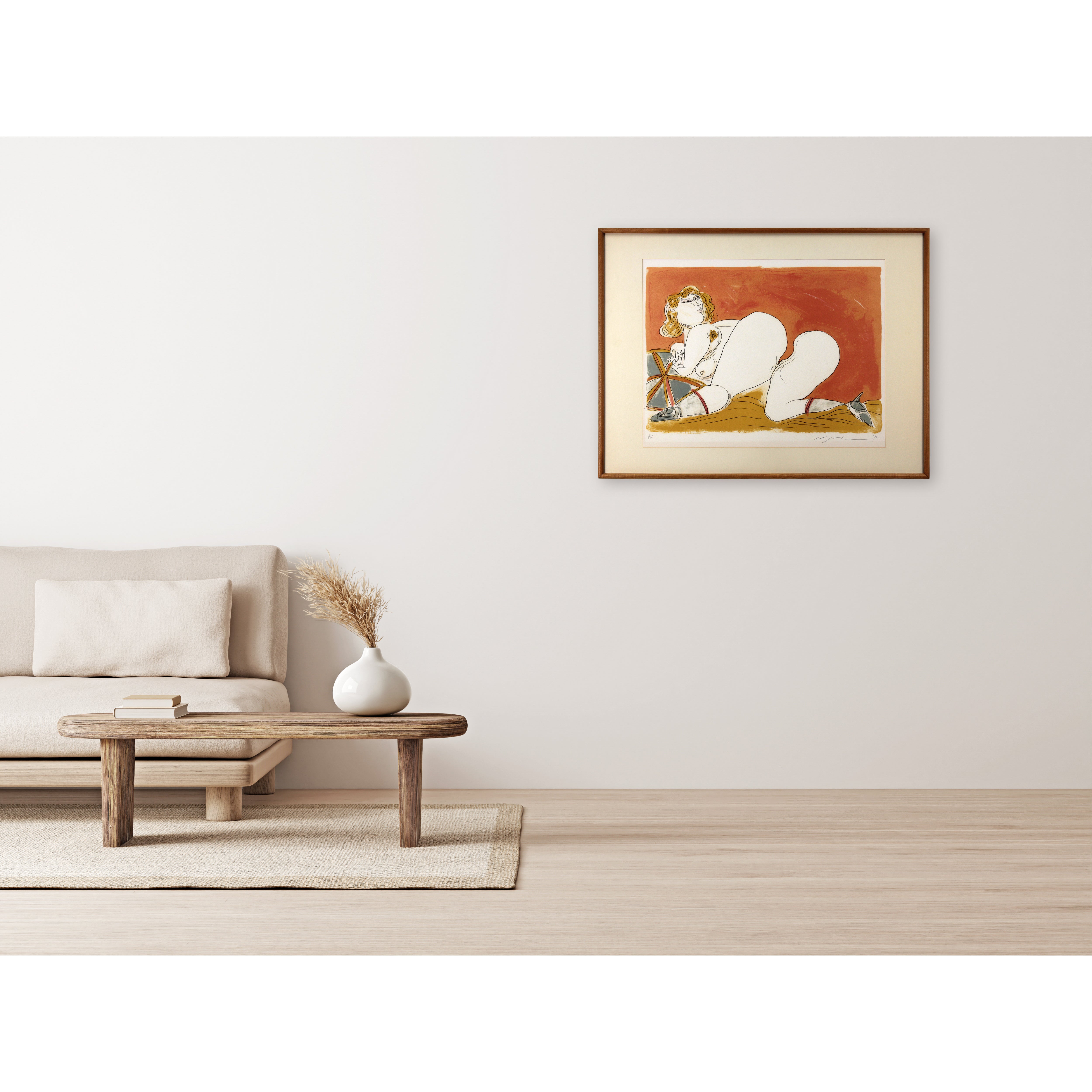 池田満寿夫 『裸婦』 リトグラフ - 北海道画廊