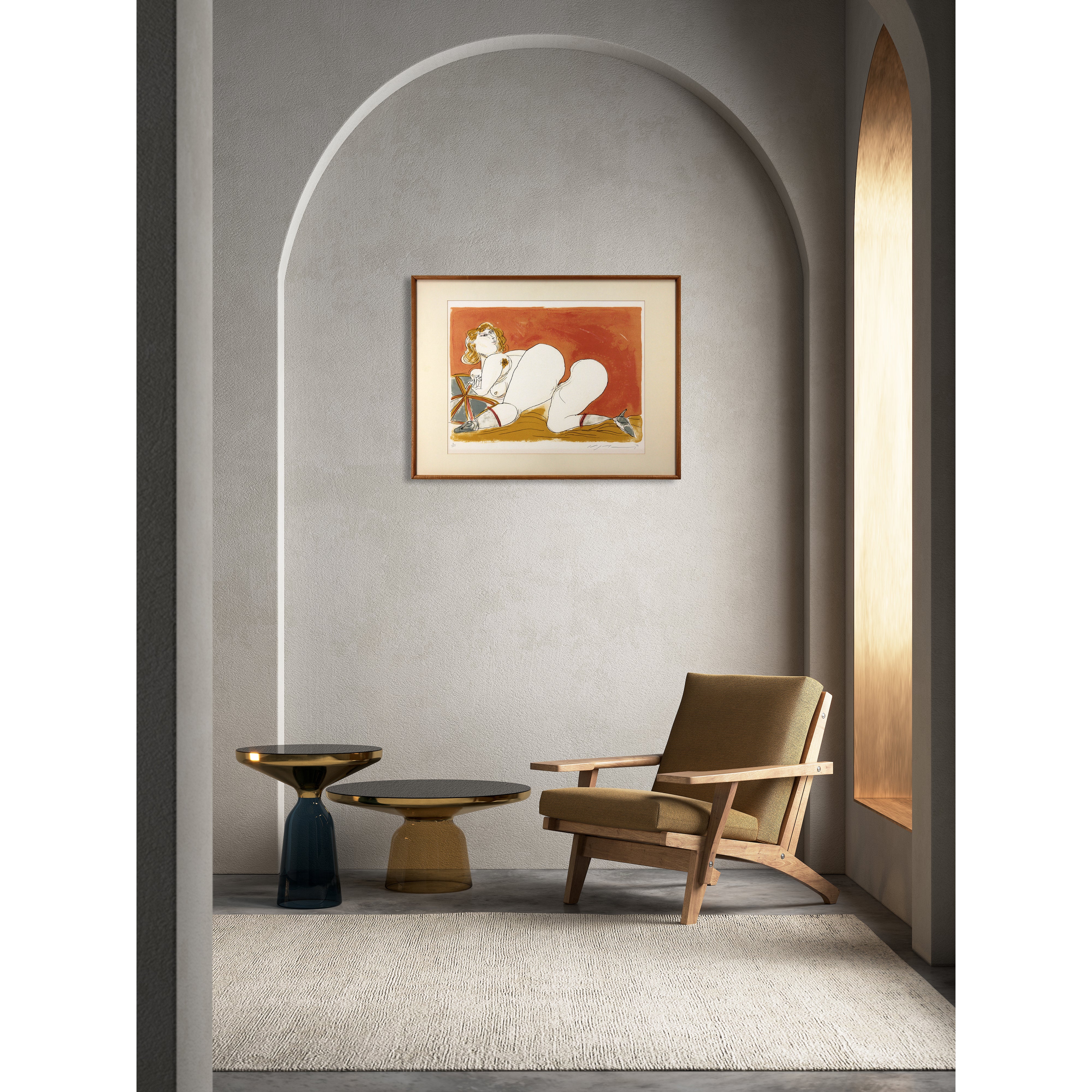 池田満寿夫 『裸婦』 リトグラフ - 北海道画廊