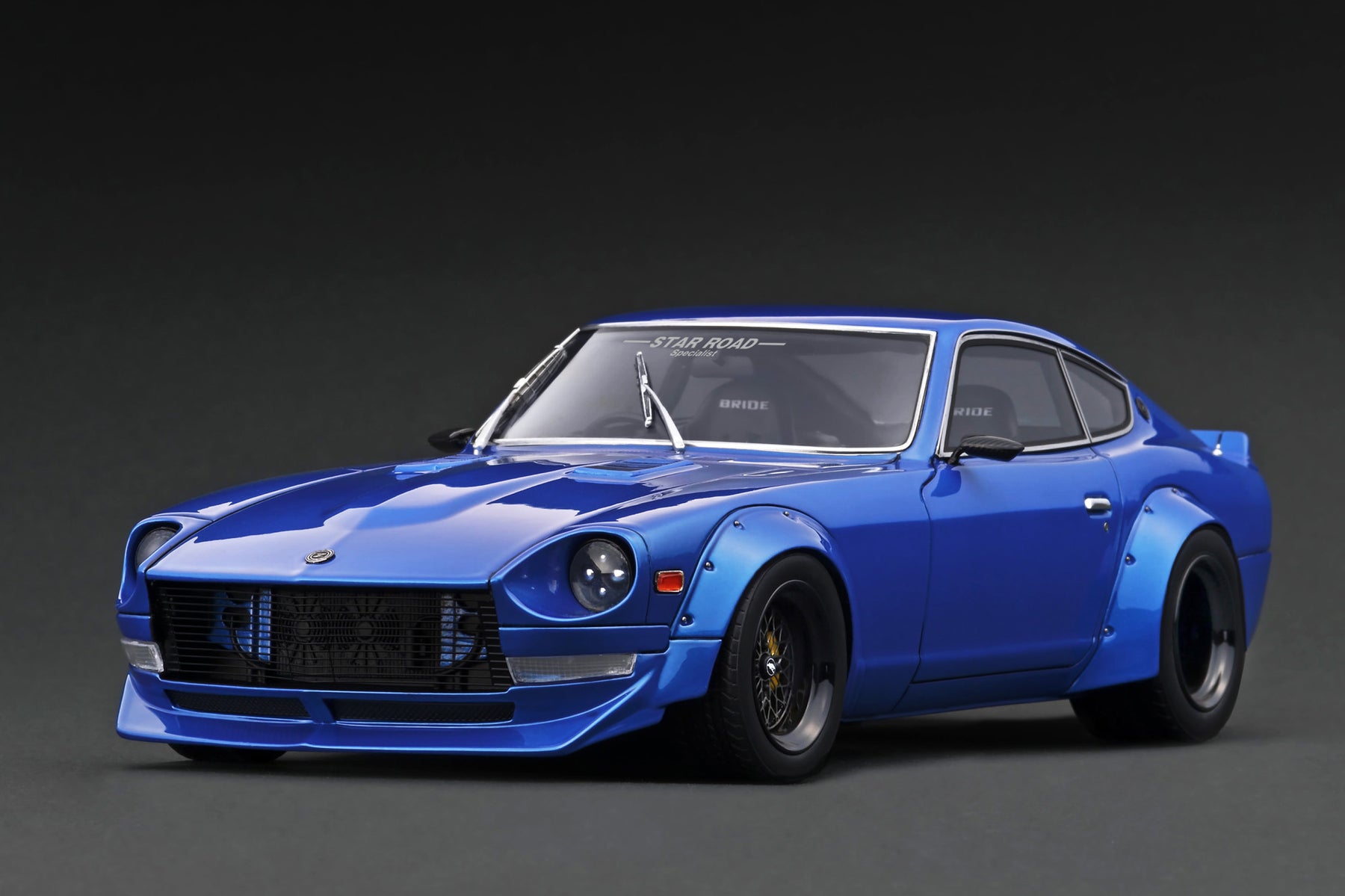 IG 1:18 Nissan Fairlady Z (S30) STAR ROAD Blue Metallic IG3113