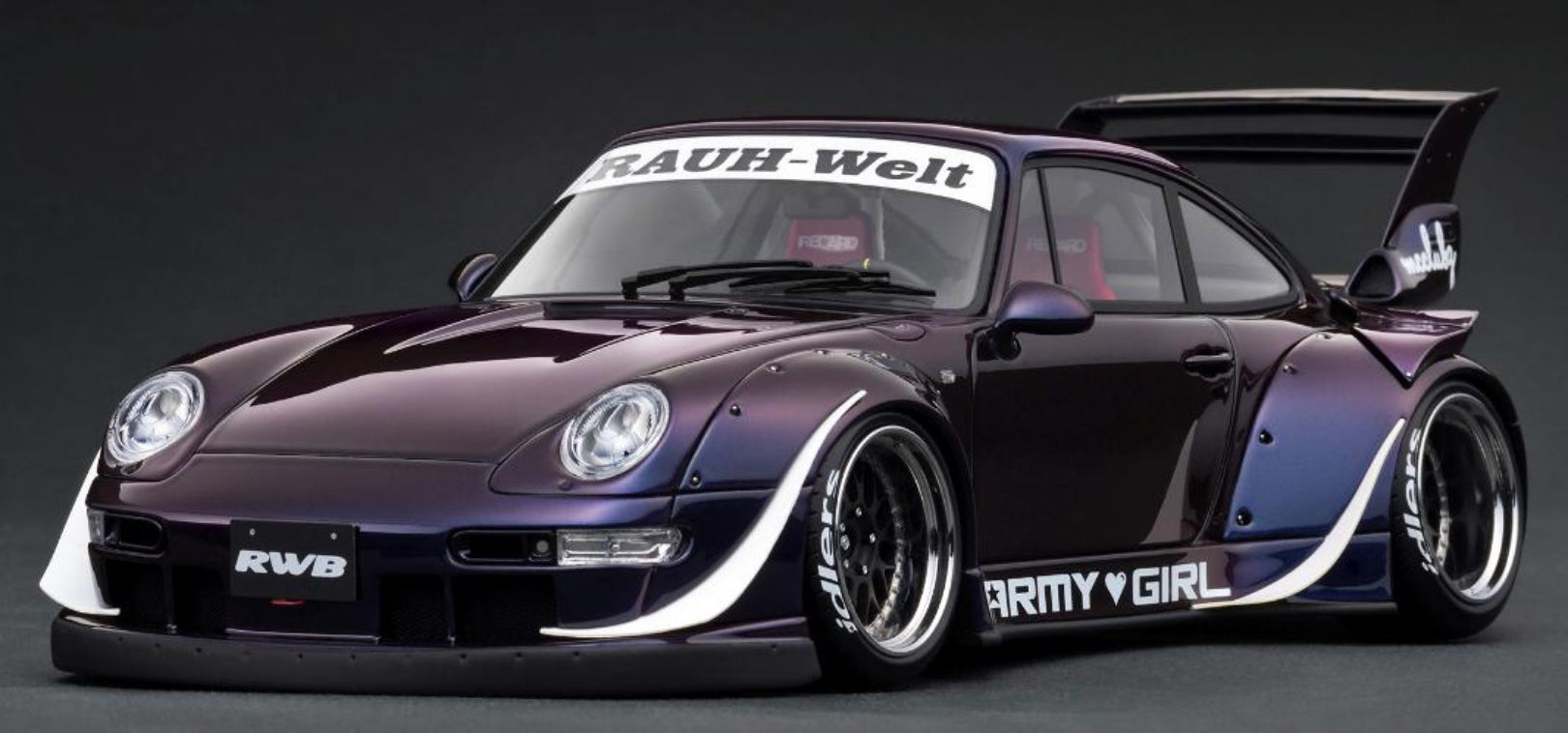 Ignition Model 1:18 Porsche RWB 993 Purple Metallic IG3739