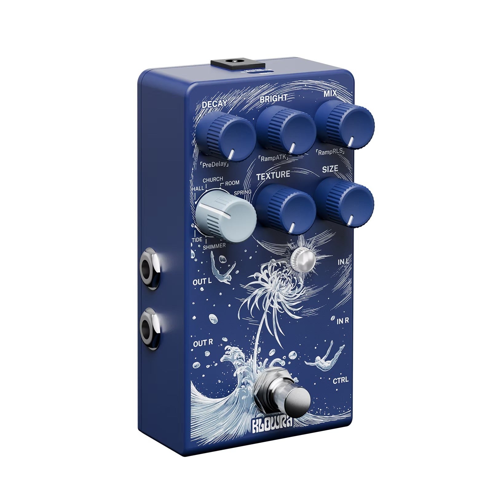 正規代理店】KLOWRA Limbo Reverb ステレオリバーブ／ギターペダル