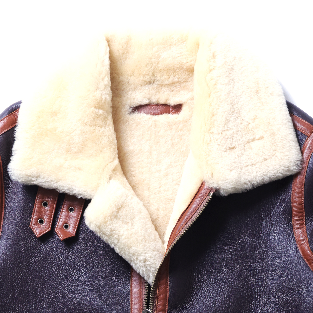 直営店限定！ リアルムートンを使用した『B-3ジャケット』 ｜ HOUSTON-BOOK