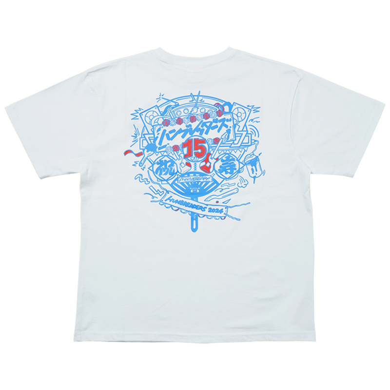 15周年記念 うちわTシャツ［青］ | ハンブレッダーズオフィシャル