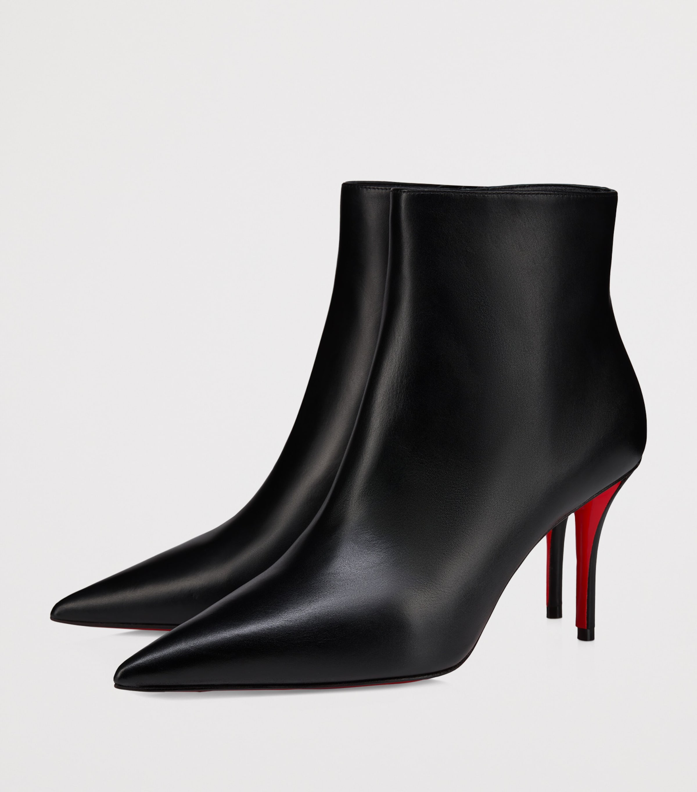 Christian Louboutin Black Miss Z Heeled Boots 80 | Harrods US