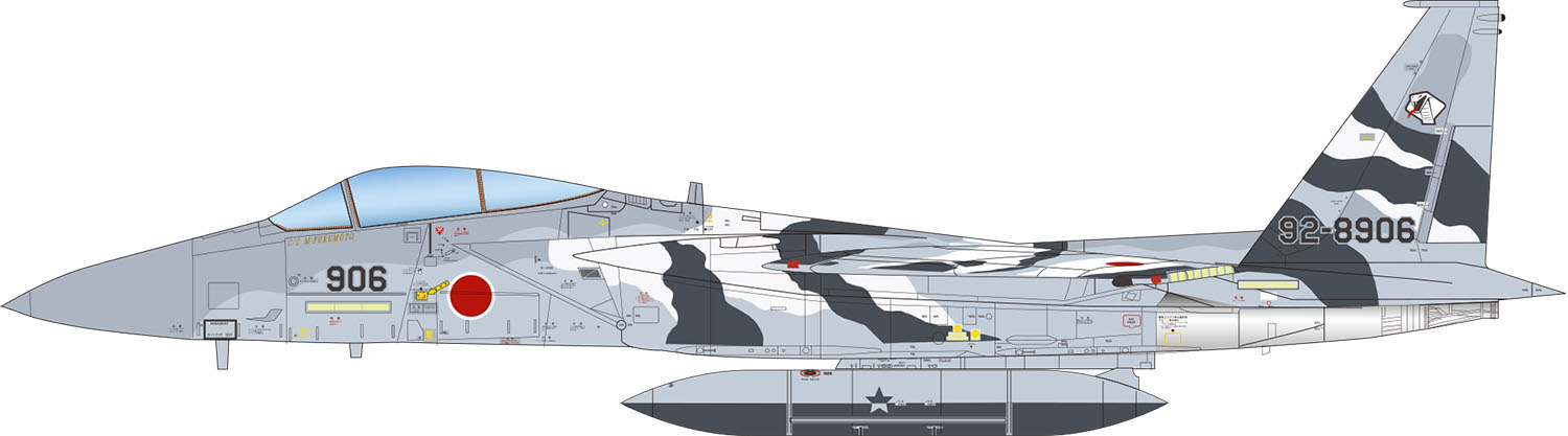1/72 航空自衛隊 F-15Jイーグル アグレッサー 飛行教導隊 906号機
