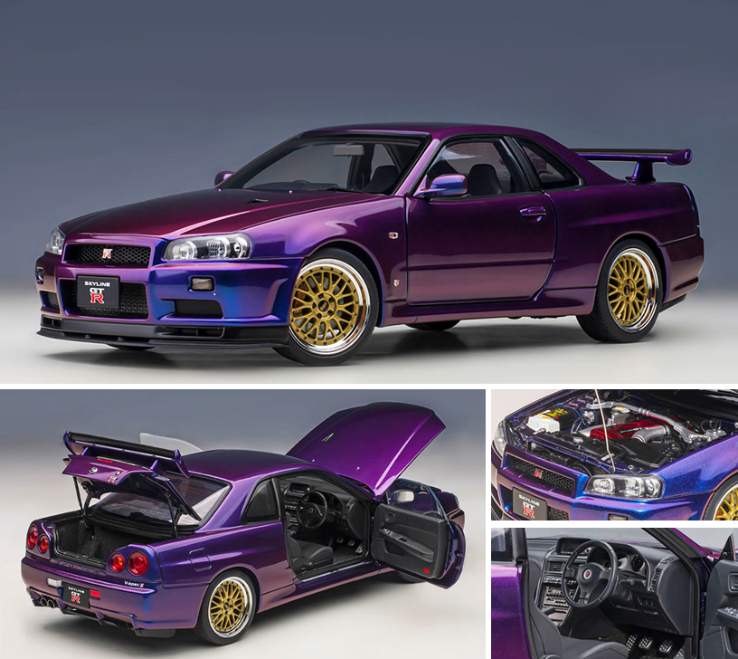 1/18 日産 スカイライン GT-R(R34) VスペックII 