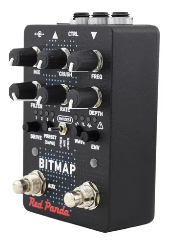 Pedal Red Panda Bitmap 2 Bitcrusher Made In Usa Cor Preto