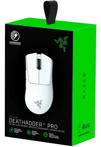 Mouse Razer Deathadder V3 Pro Wireless de 90 horas, comutadores