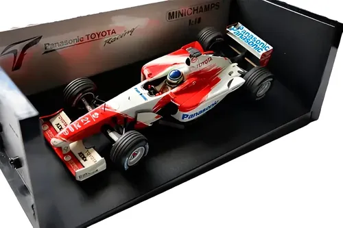 Miniatura Carro F1 | Panasonic Toyota Racing | Minichamps Branco