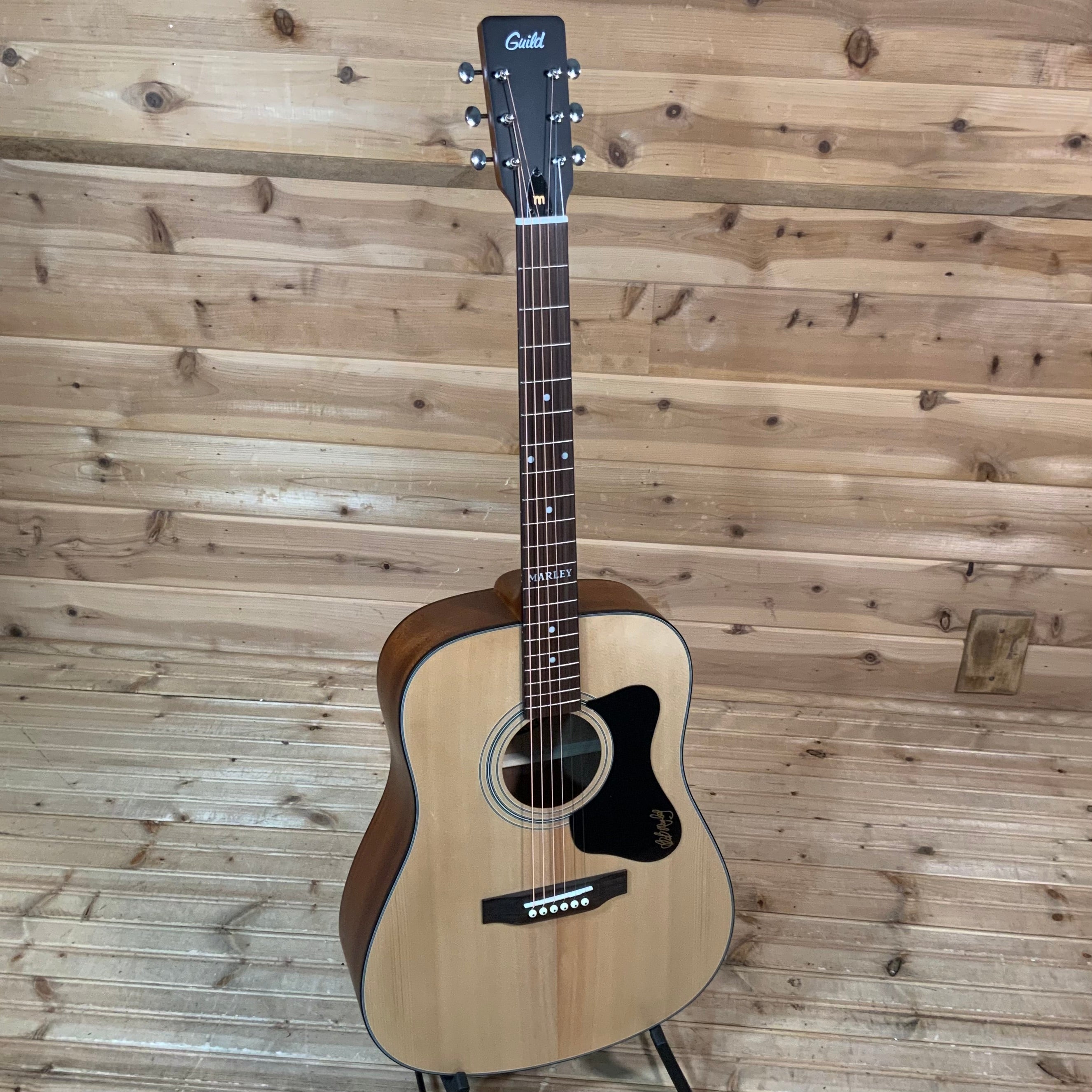 Guild A-20 Marley Acoustic Guitar - Natural - Huber Breese Music