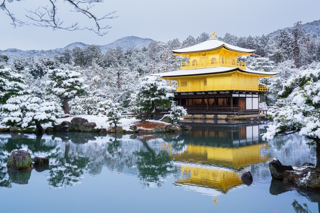 金閣寺の雪景色 | 【公式】瓢斗（ひょうと）｜ 京都・東京で会食・接待