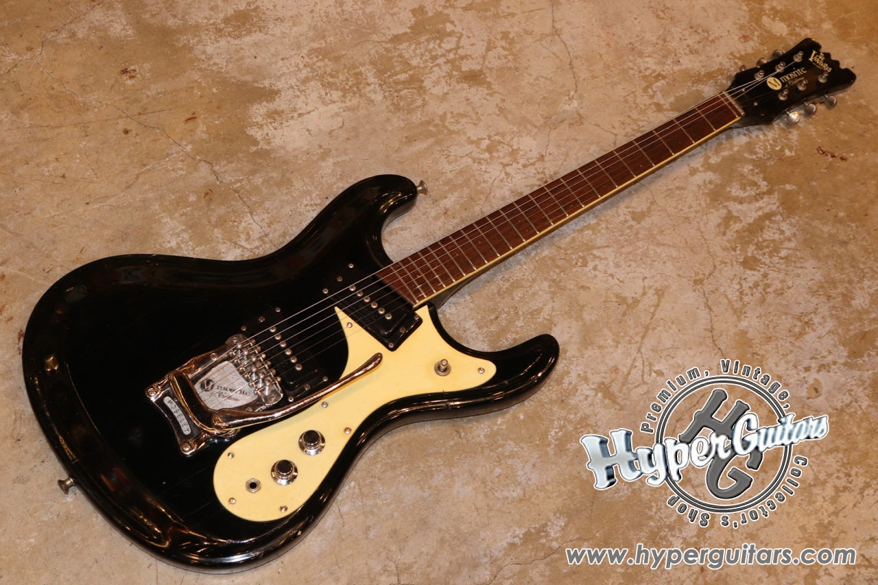 Mosrite '66 The Ventures Model - Black - Hyper Guitars | VINTAGE