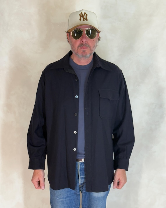 Vintage 1940s US Navy CPO Wool Shirt – Chief Petty Officer – 1