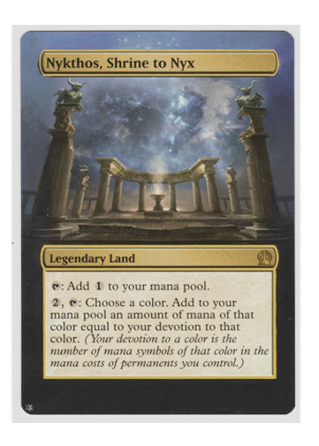 Mtg Altered Art Card-nykthos, Shrine to Nyx - Etsy
