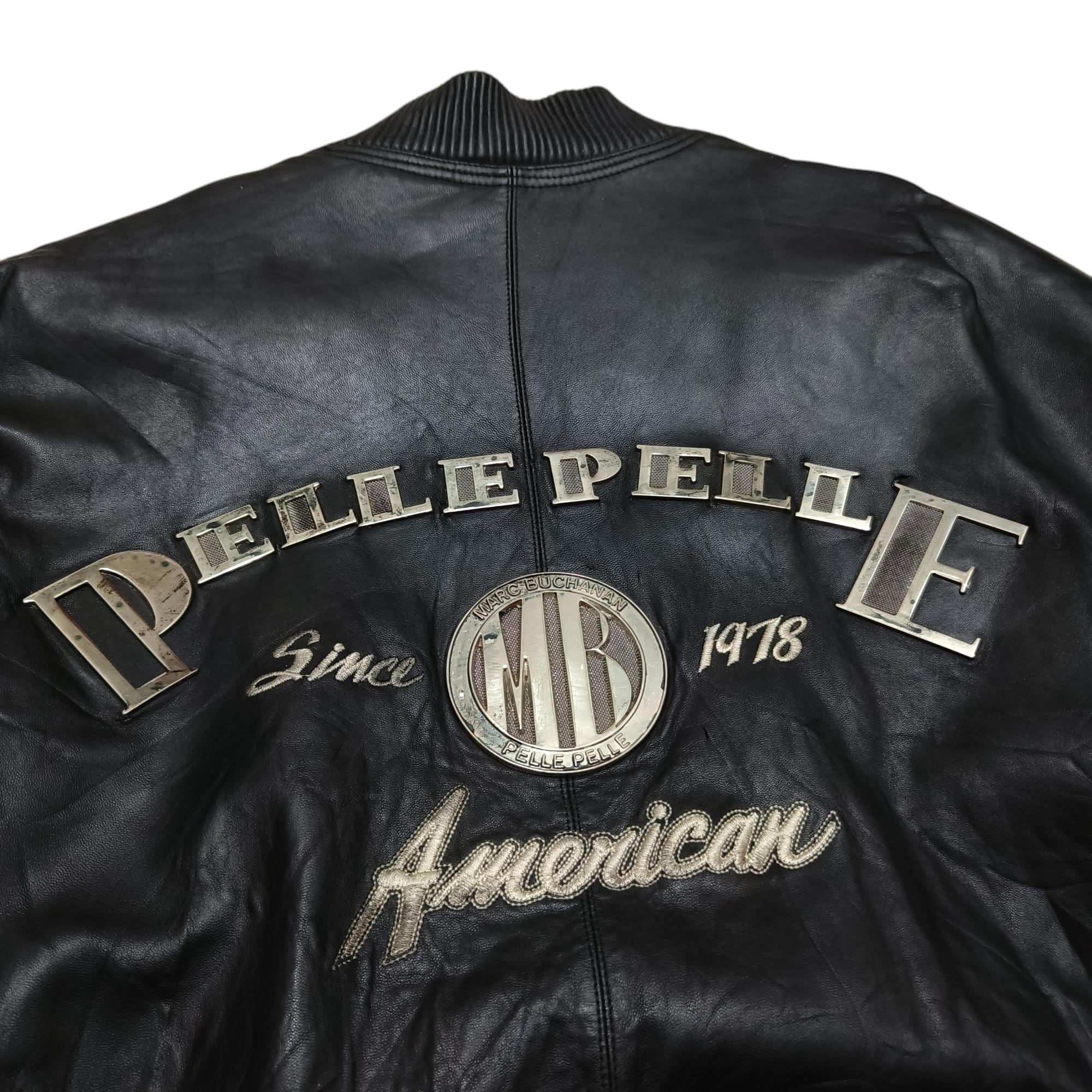 ヴィンテージ：Pelle Pelle レザージャケット - Marc Buchanan ヒップ