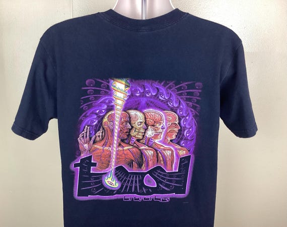 Vtg 2004 Tool Lateralus T-shirt Black M Y2K Hard Rock Heavy Metal