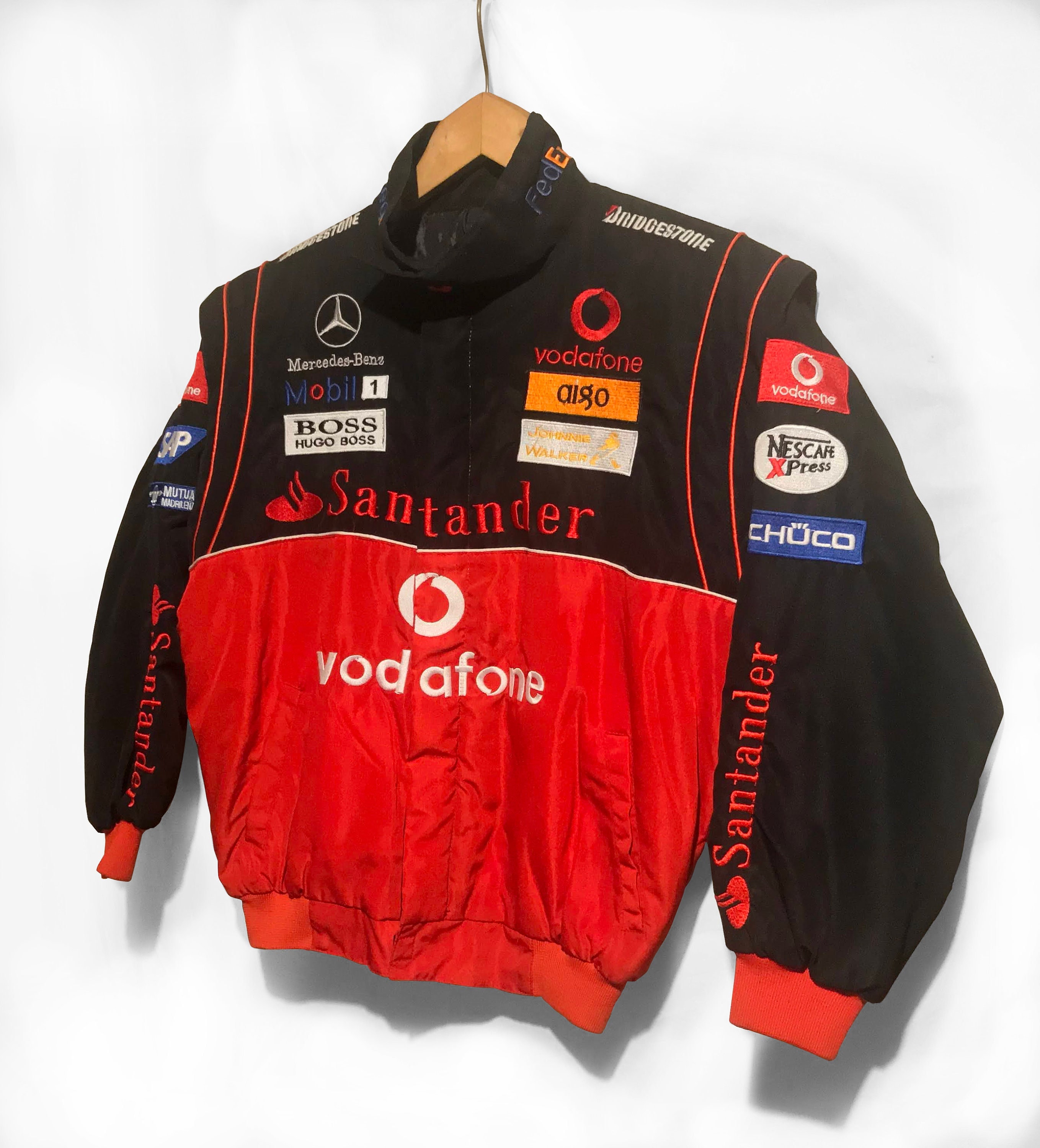 Mercedes Benz Mclaren Vodafone Santander Racing Jacket Mobil 1 XS
