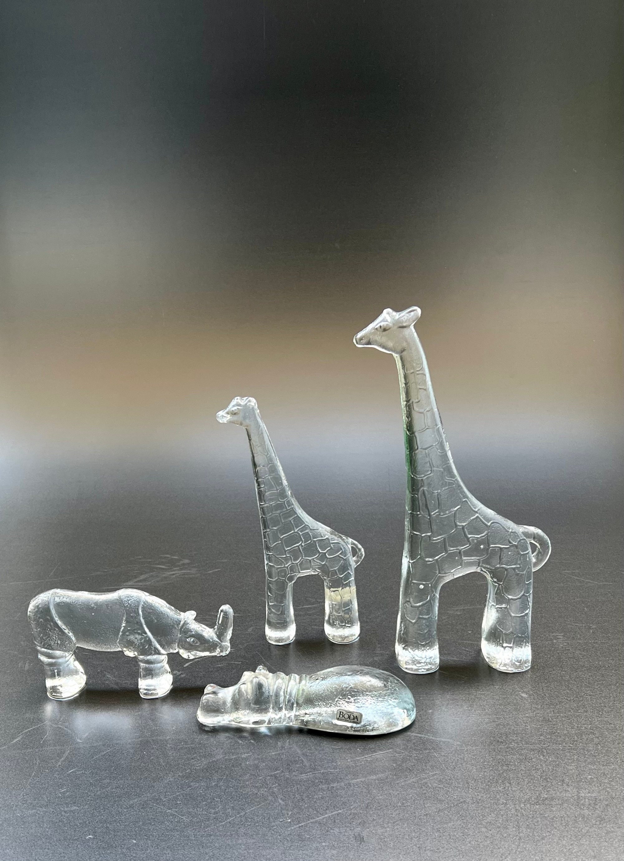 Set Kosta Boda Zoo Series Bertil Vallien True Vintage Design 70s