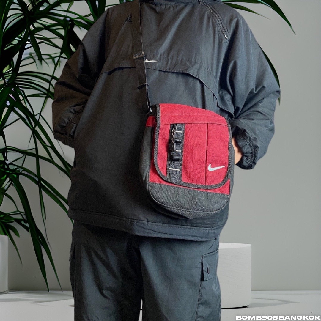 Vintage Nike Red Shoulder Mini Bag Y2K Rare Design!! - Etsy
