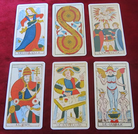 Authentic Tarot De Marseille 1761 – Nicolas Conver Lineage, Out of