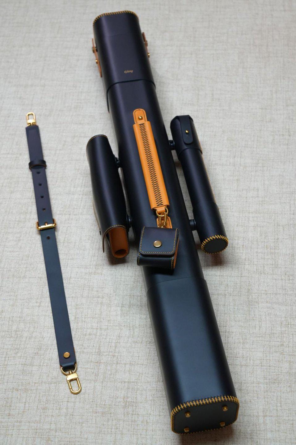 ハンドメイドレザープールキューケース INK QUAD - Etsy 日本