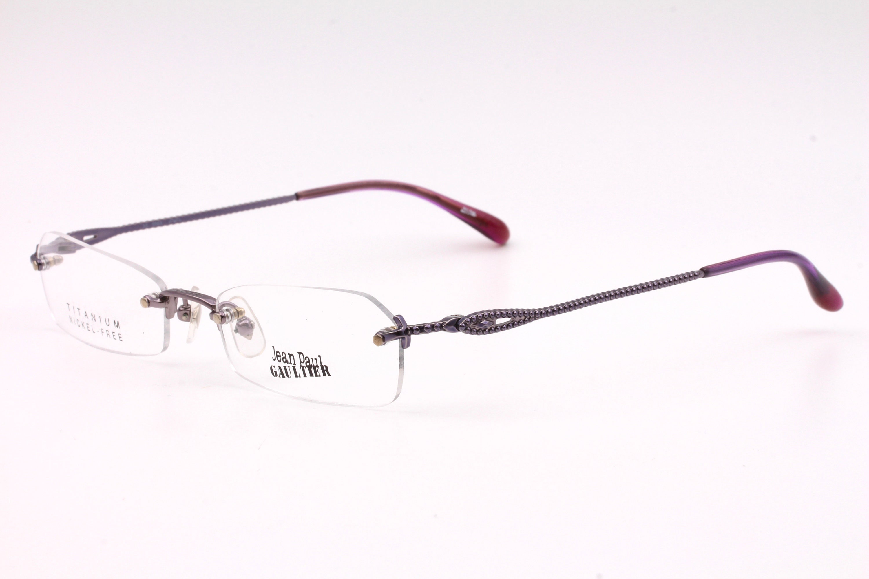 Jean Paul Gaultier 55 0063 Vintage Titanium Eyeglasses Made in