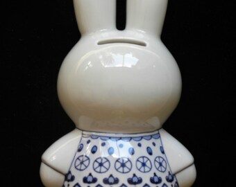 Royal Delft blue LARGE handpainted Miffy (Porceleyne Fles, with