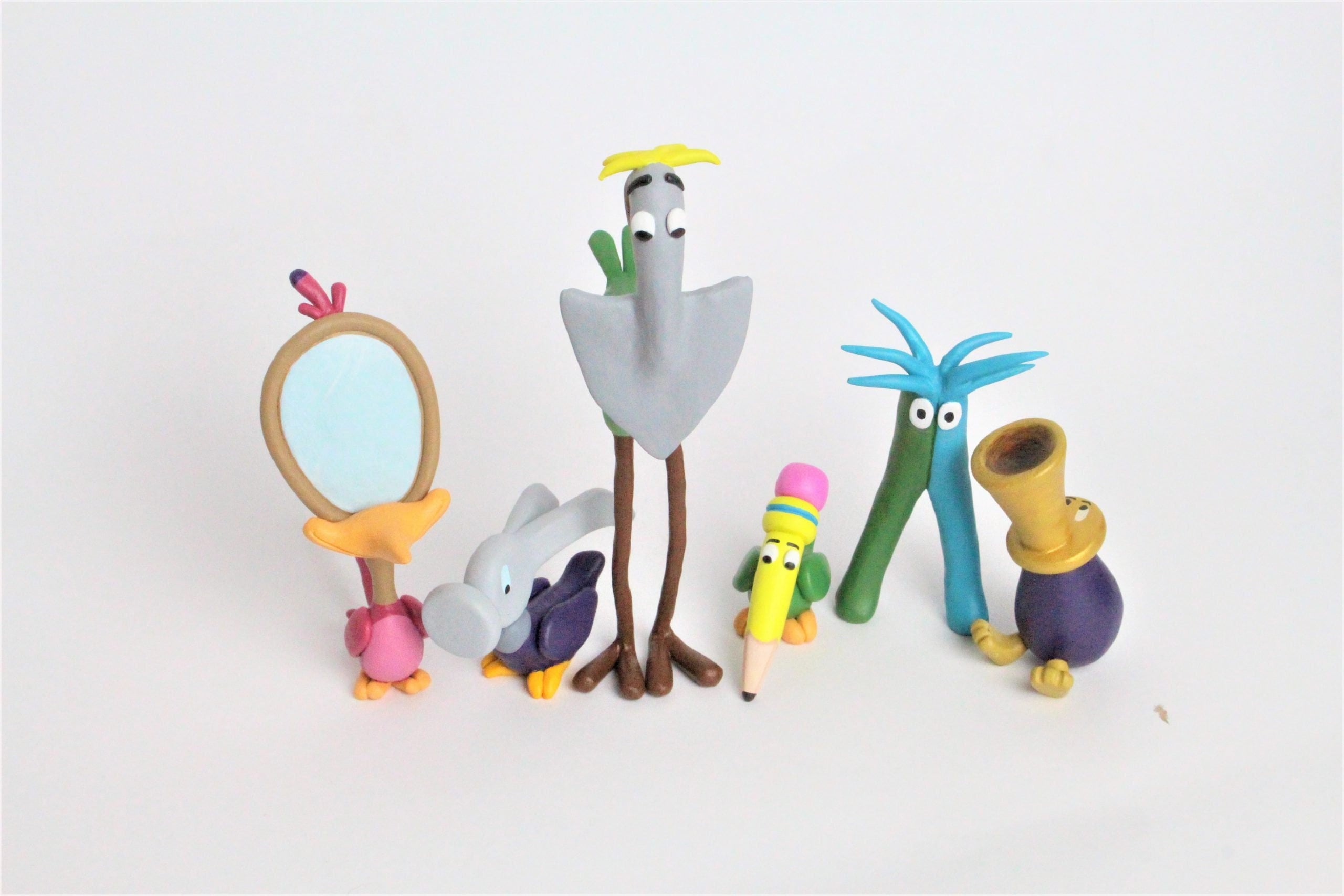 不思議の国のアリスのフィギュアパック ミラーバード、ハンマーバード