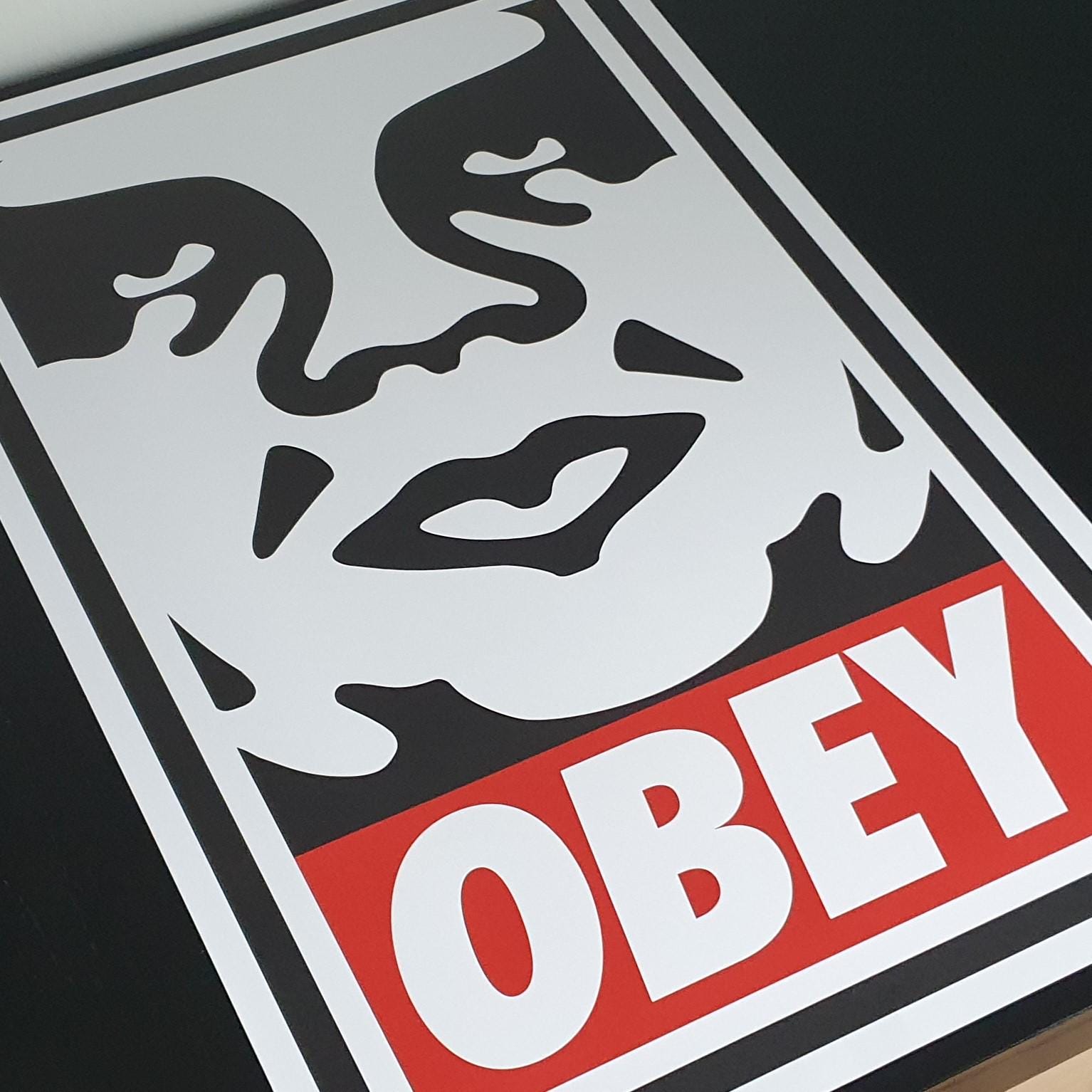 シェパード・フェアリー ポスター (OBEY) - サイン入り - Obey Icon