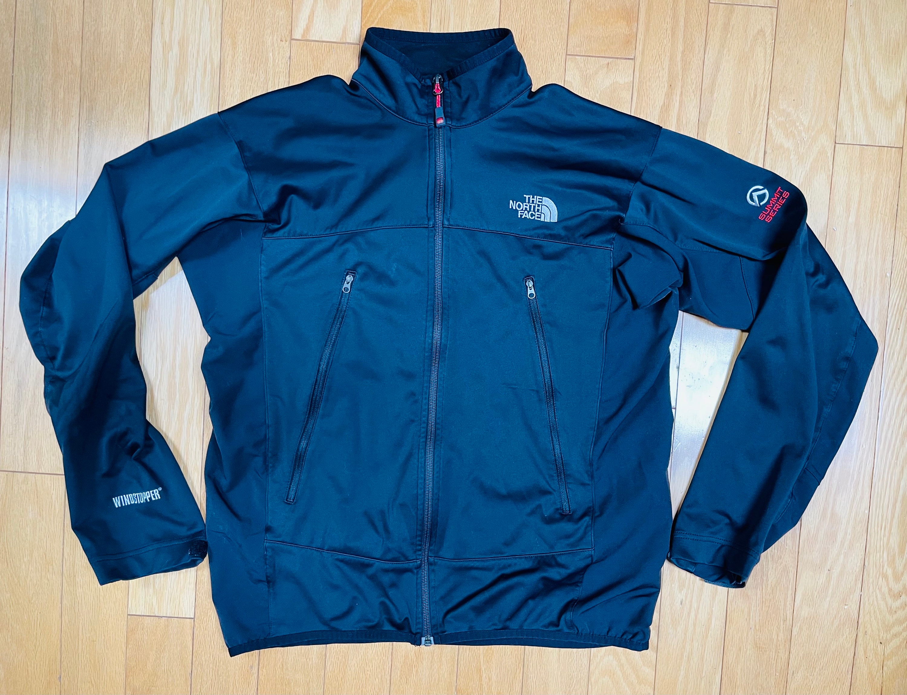 North Face Summit Series Windstopper Black Zip Jacket Gender