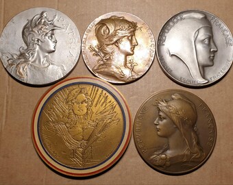 マリアンヌ 68 mm フランス芸術メダル デュプイ蒸留所賞 - Etsy 日本