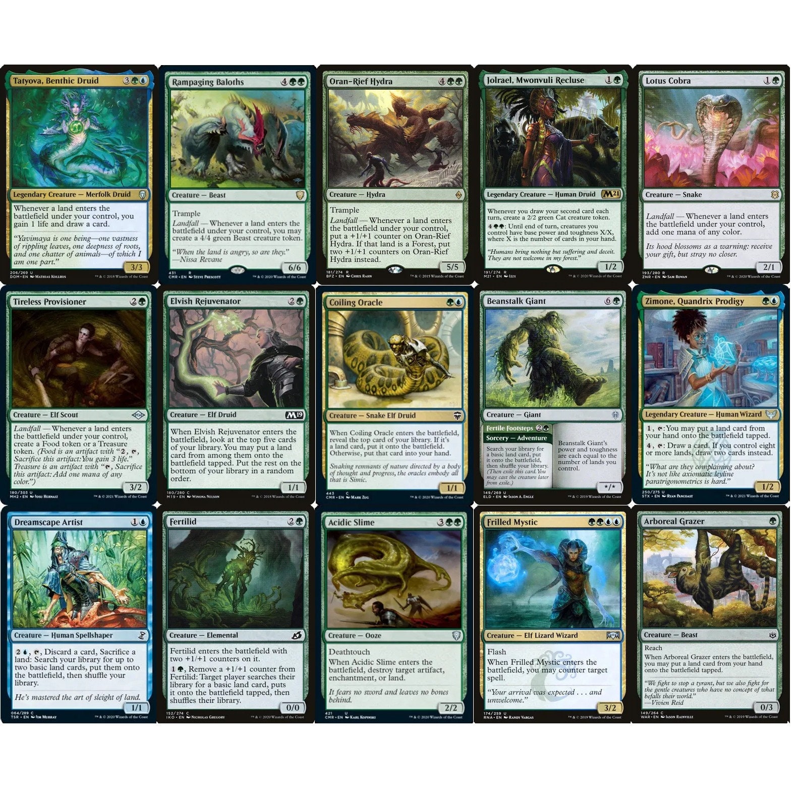 統率者タトヨヴァ上陸デッキ - シミック - 青緑 - EDH -100 カード