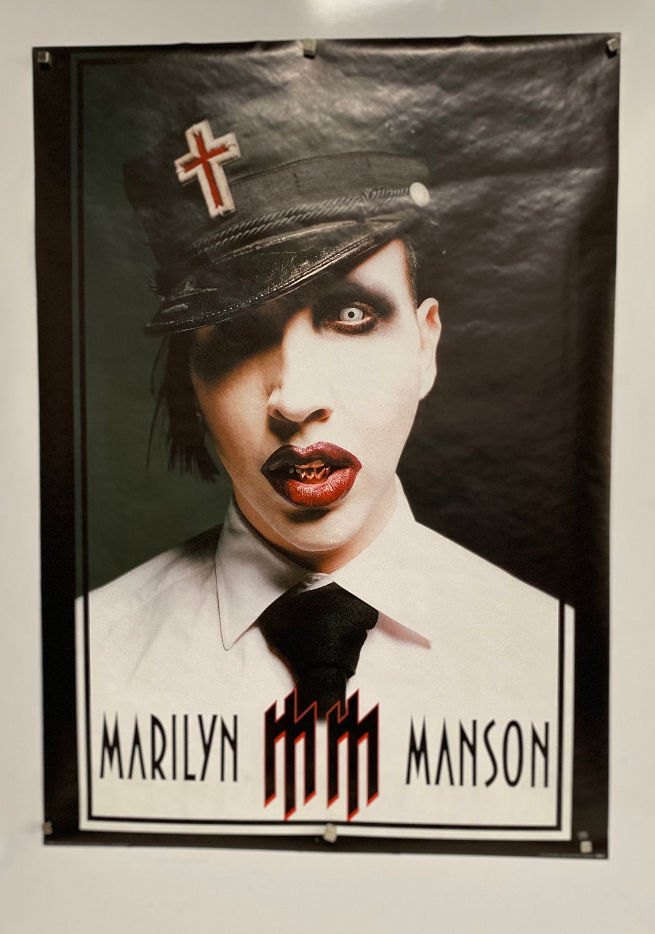 90s デッドストック Marilyn Manson 大判ポスター