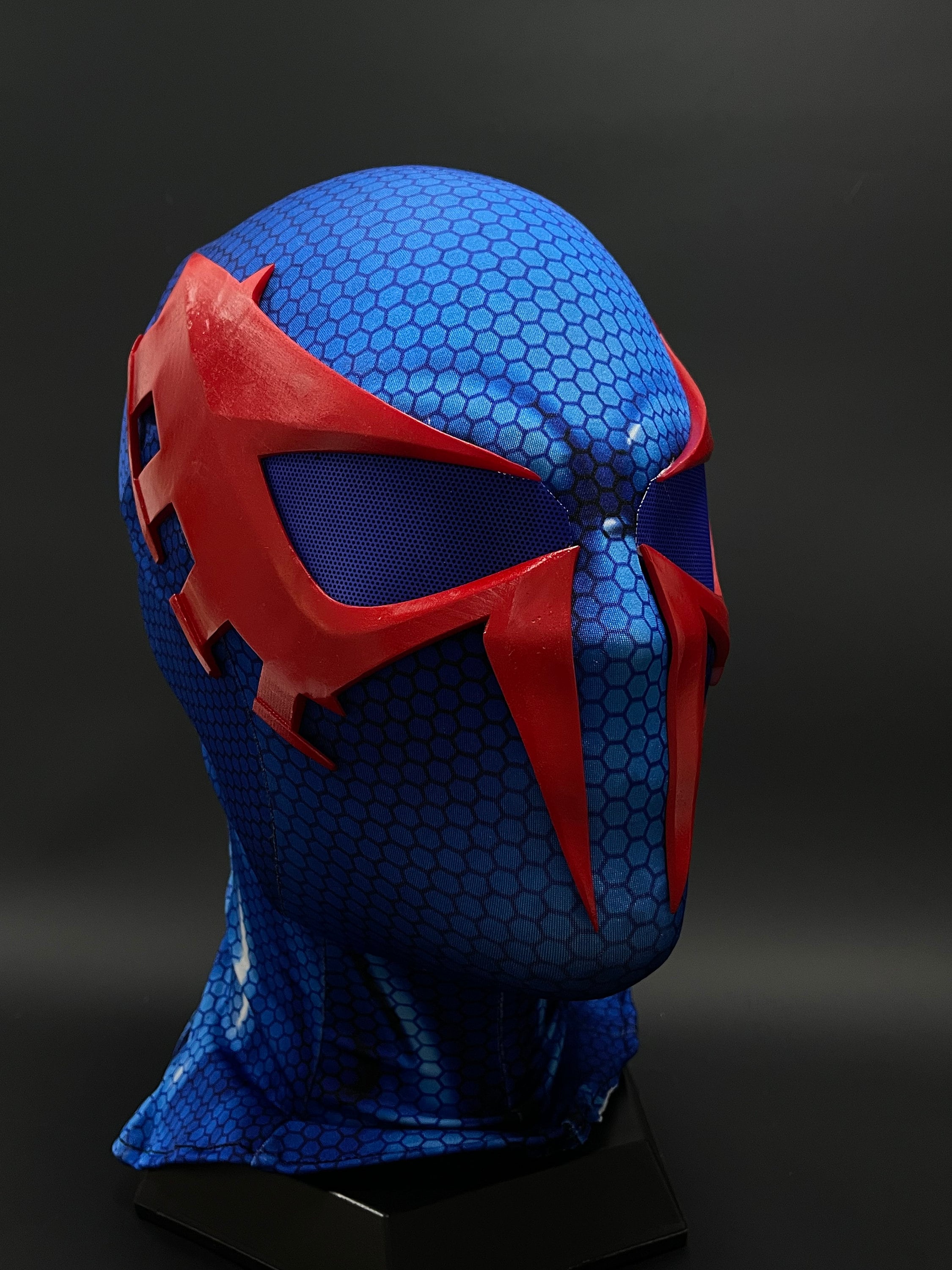 2099スパイダーマンマスク、3Dフェイスシェル付きカスタマイズ