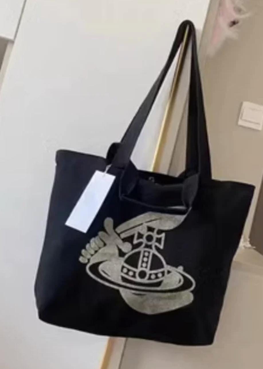 Vintage Vivienne W Estwood Canvas Cotton Tote Bag Rare Finds - Etsy