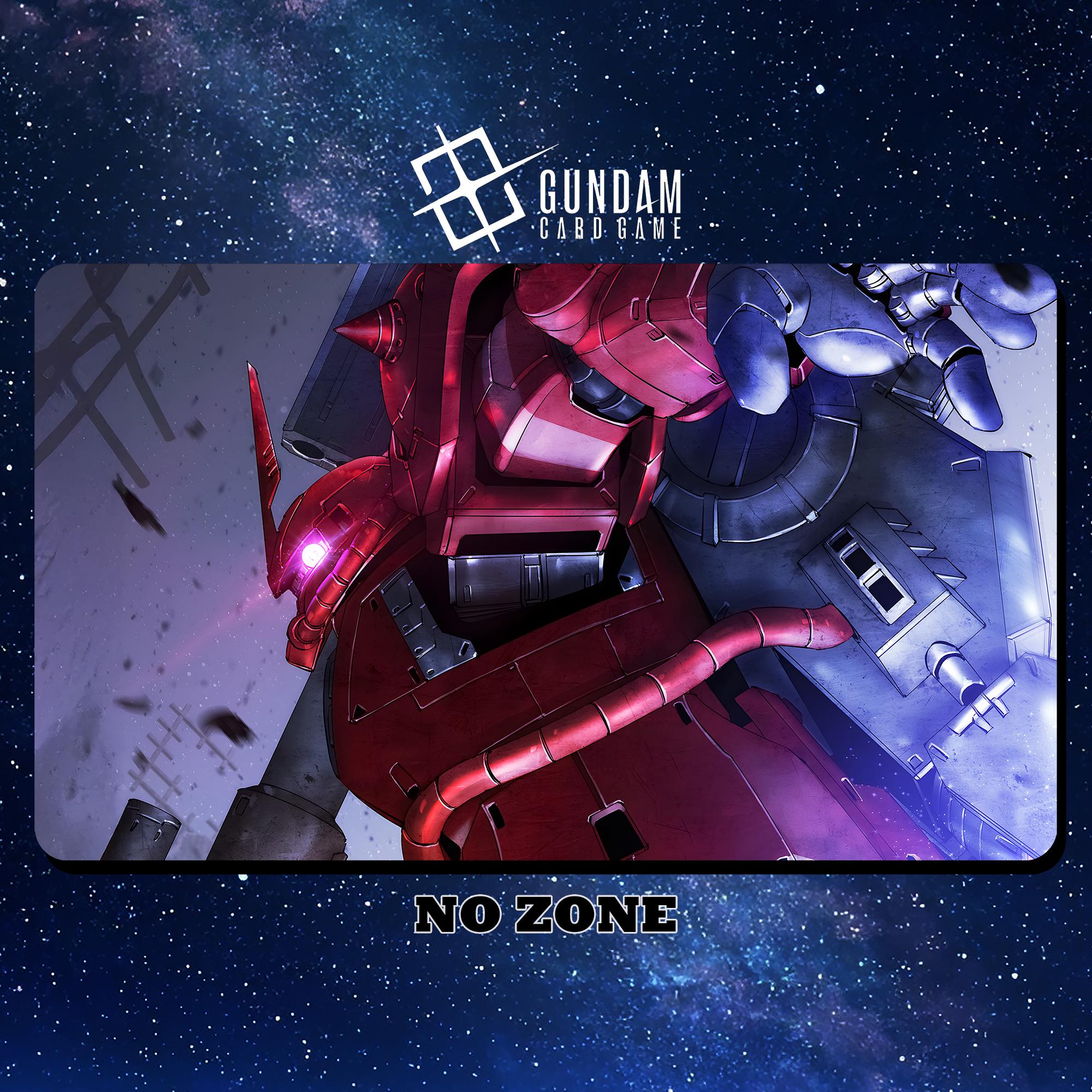ガンダムカードゲームプレイマット - ザク レッドコメットガンダム