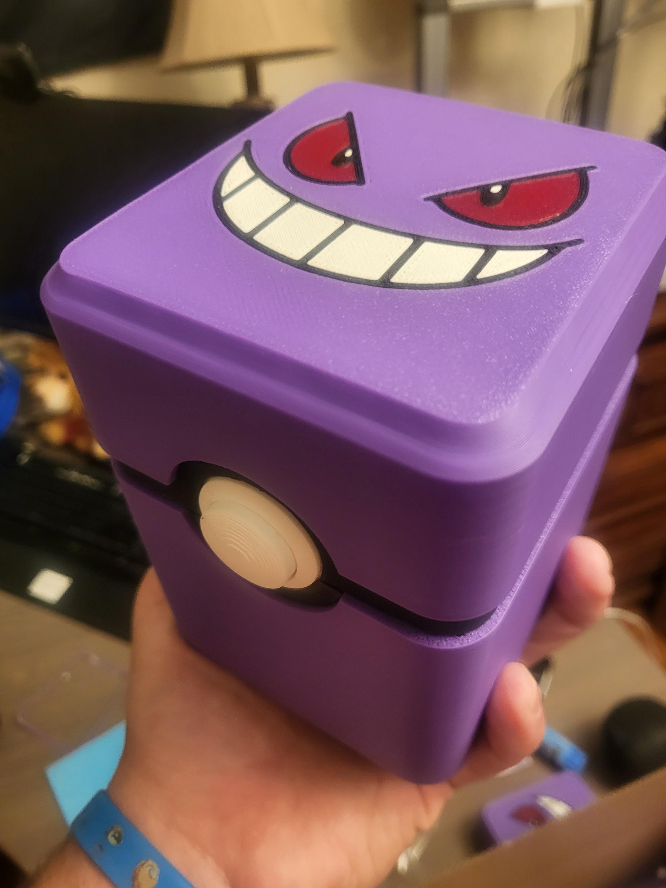 ゲンガー ポケモンカードボックス | 3DプリントTCGデッキケース