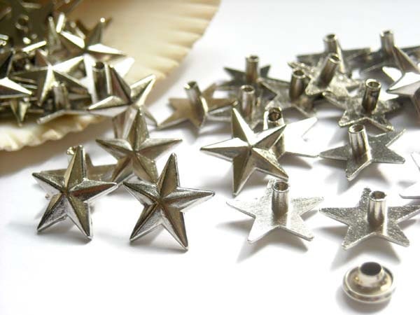シルバースターリベットスタッド 20セット - 41-4-6 - Etsy 日本