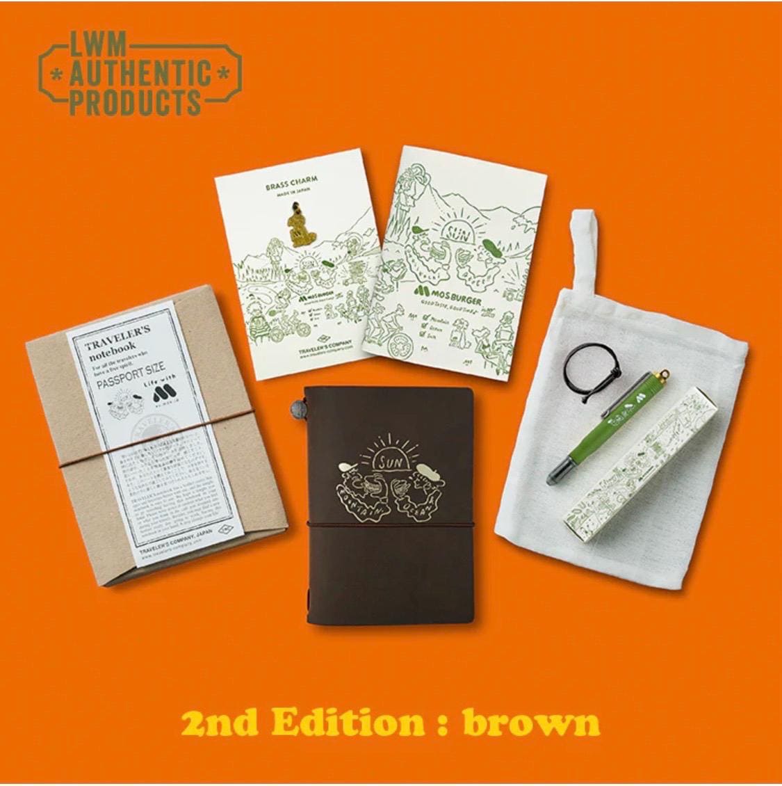 TRAVELER' S notebookモスバーガー 50th キャメル 限定 【公式通販】