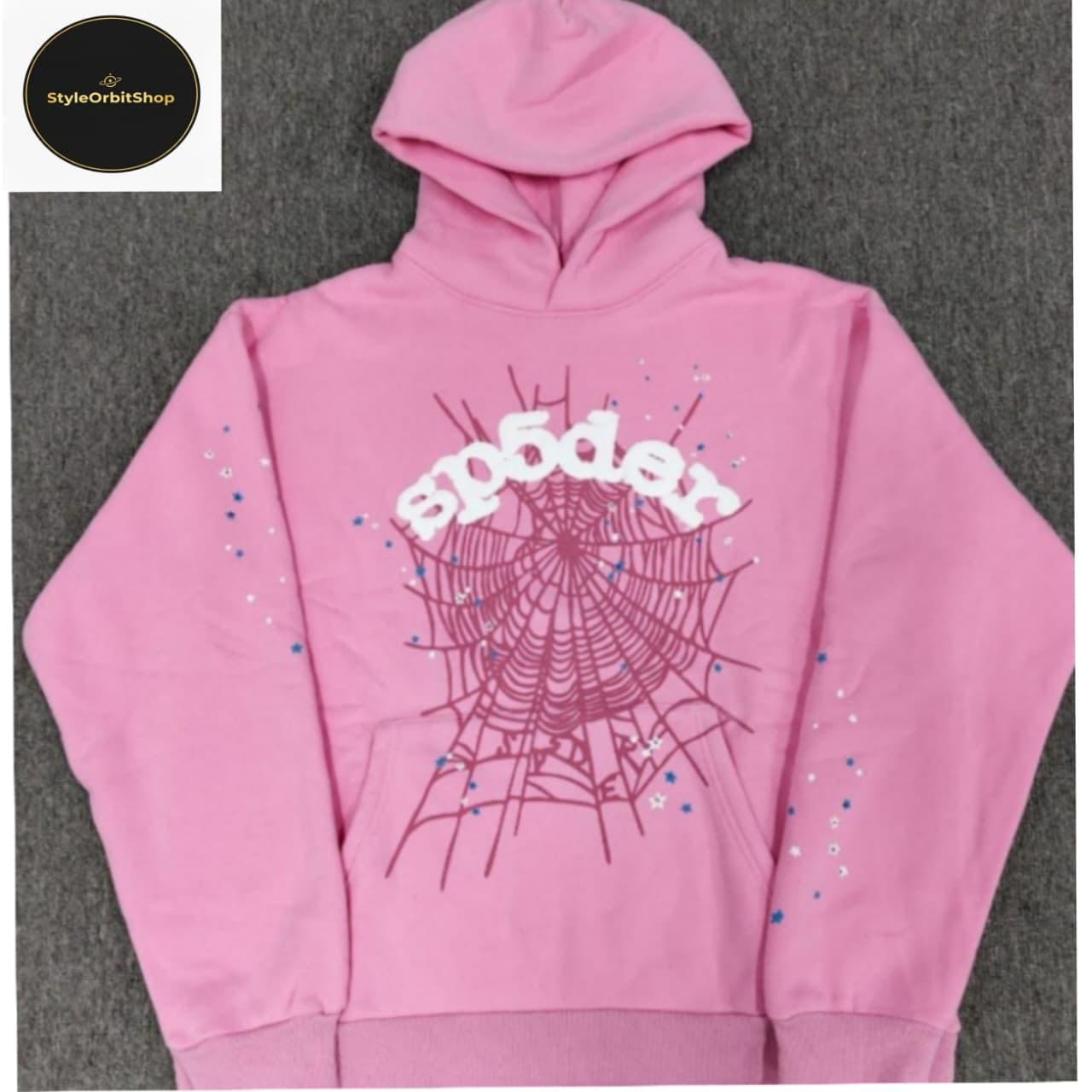 Sp5der pink hoodie - Etsy 日本