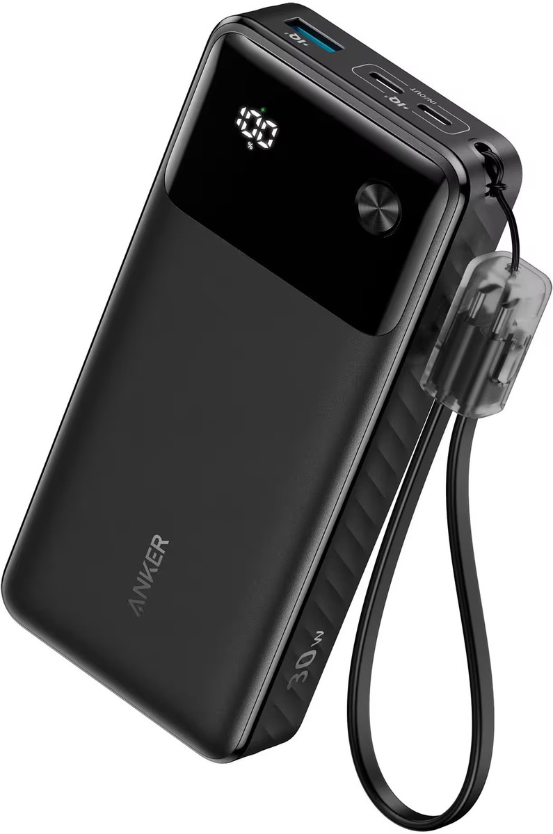 Anker - Power Bank (20,000mAh, 30W) - Black | eBay