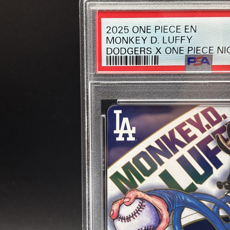 PSA 10 Monkey D Luffy EB02-010 L Dodgers One Piece Night Promo