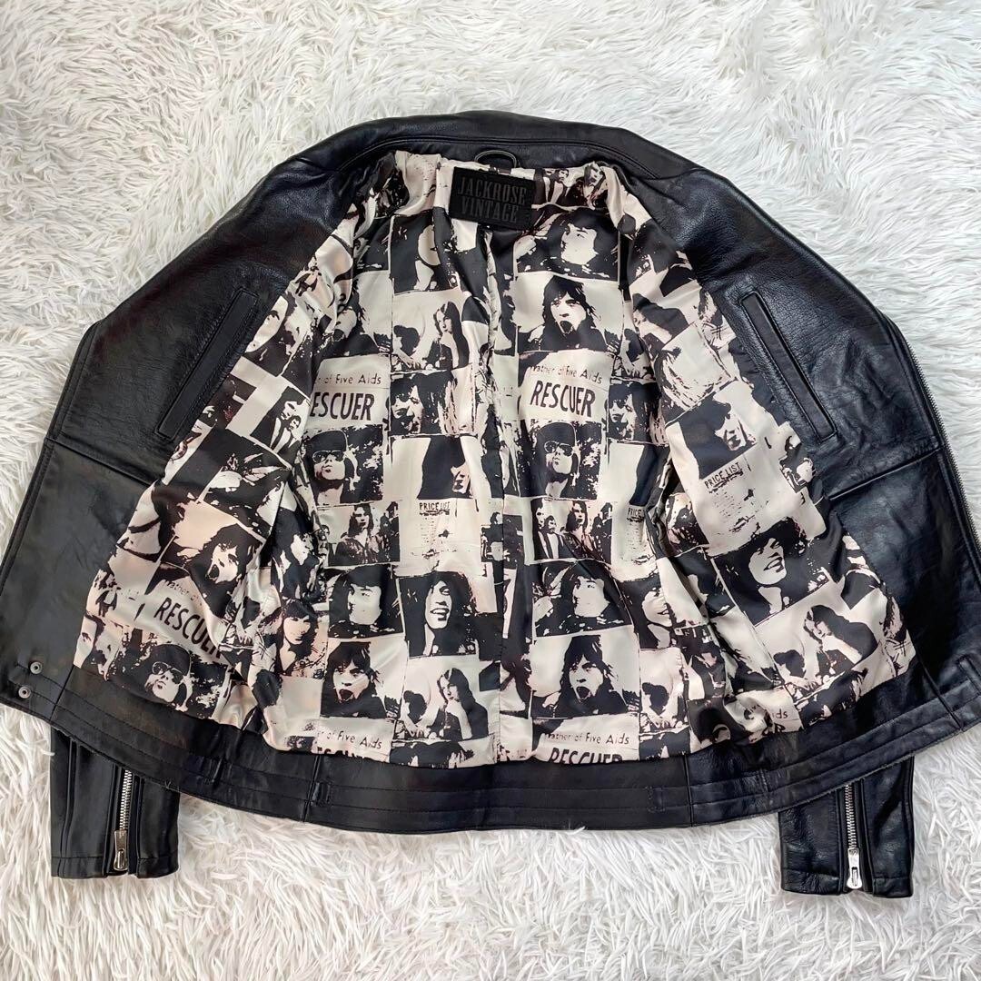 JACKROSE VINTAGE x The Rolling Stones Men's Leather Jacket